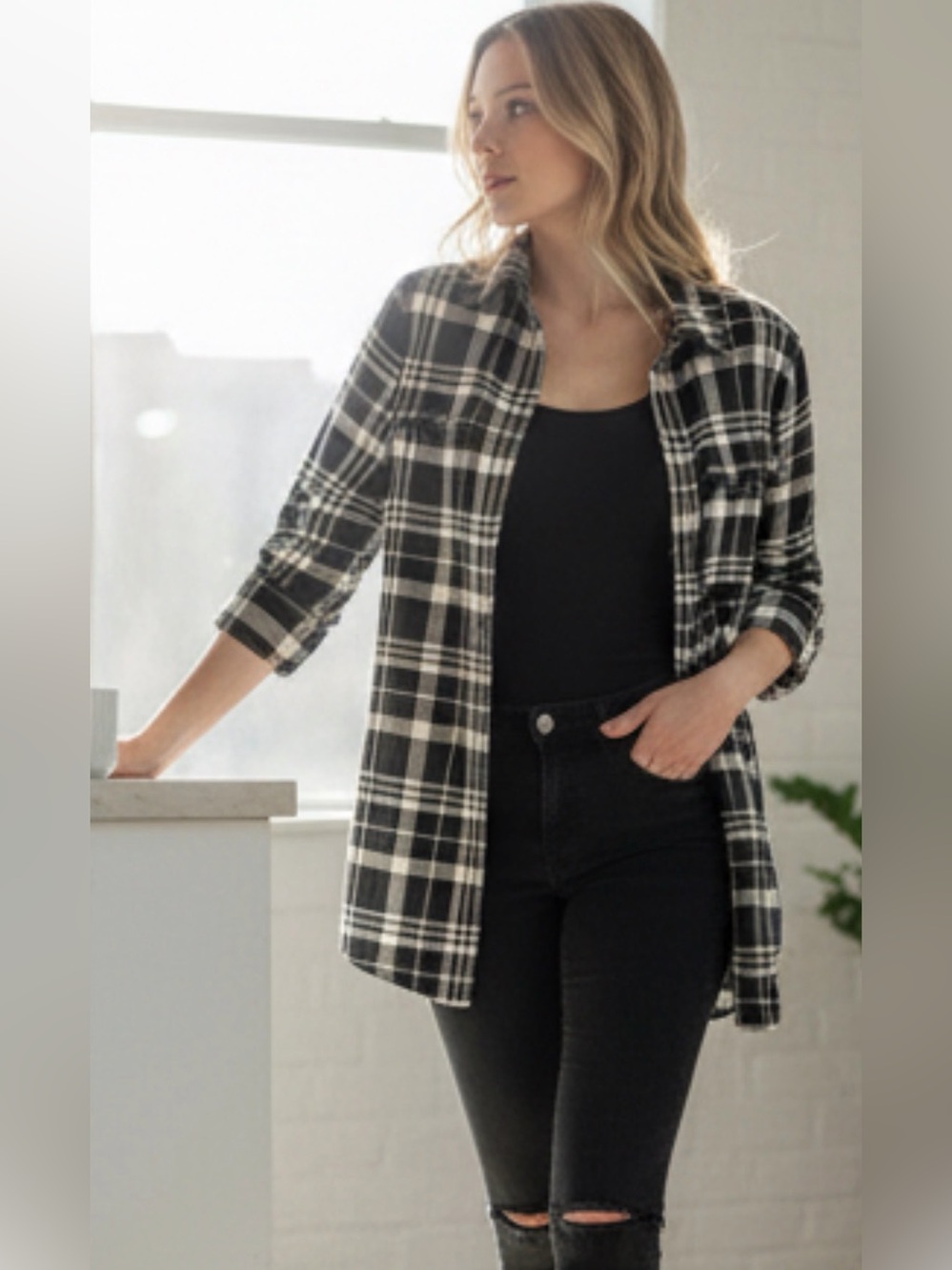 Ralph Lauren Plaid Button-Down Shirt Size 4